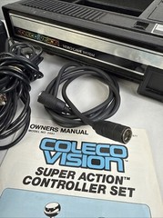 Coleco ColecoVision Console Plus Steering Wheel + Turbo Untested PlusOther Items