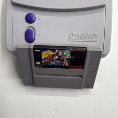 SNES – Super Nintendo Mini Jr Console Gray Cables Game Controller Tested #2942