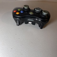 Two Microsoft Xbox 360 Controllers Untested No Backs With Cords And Microphone