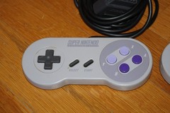 Super Nintendo Control Deck SNS-001 with two controllers-not tested