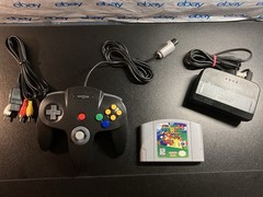 Nintendo 64 N64 Console + Super Mario 64+Controller+Cords