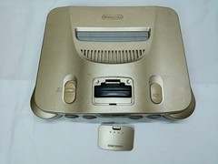 Nintendo 64 Gold Console controller set Region Free N64 Tested