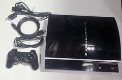 Sony PlayStation 3 PS3 Fat CECHL01 Console W/ Cords + Games Restored In & Out