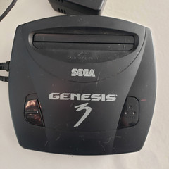 Sega Genesis Model 3 Console – Tested / Works / Wires / Controller / NO GAMES