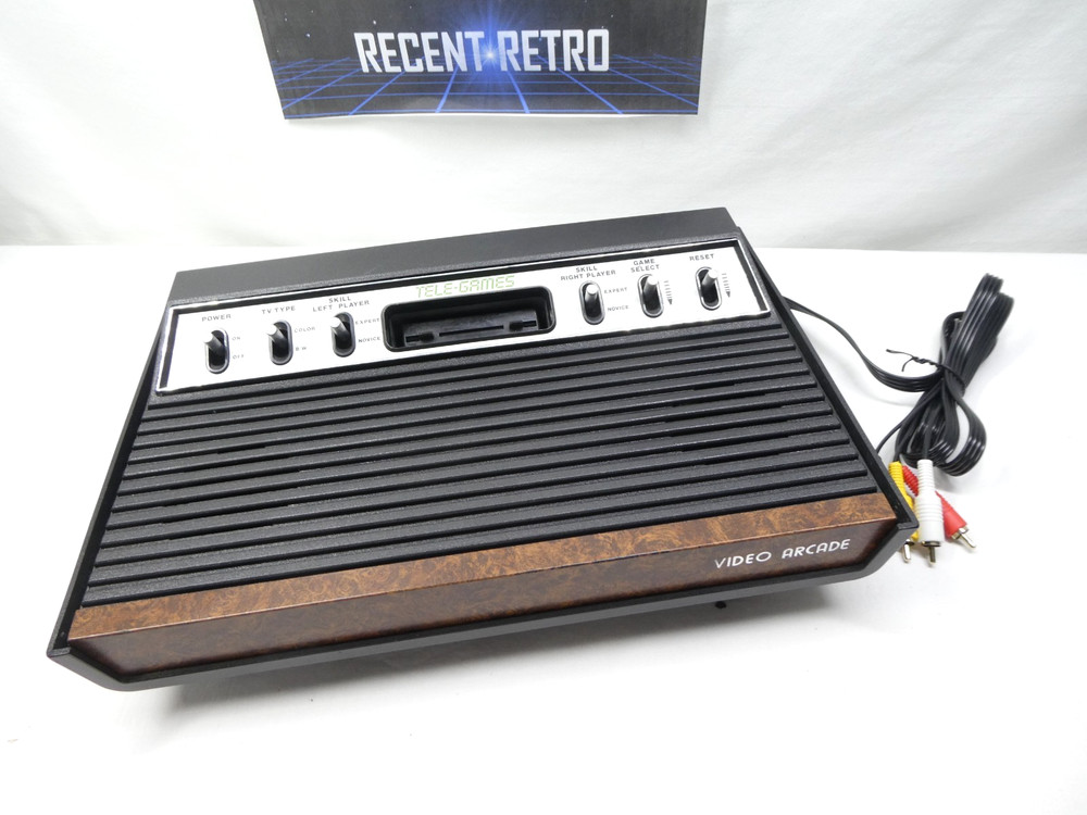 Atari 2600 SEARS « 6er lite » Console only AV S-VIDEO Modded Seller Reconditioned