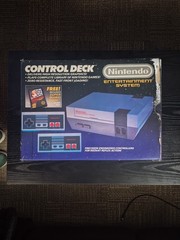 NES Nintendo Control Deck Console CIB with super Mario bros 5 screw version