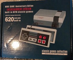 Mini Retro TV Game Console Classic 620 Games Built-in W/ 2 Controller Kid Gift