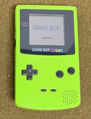 Nintendo Game Boy Color Kiwi Green Handheld System Tested & Working