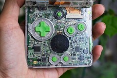 Backlit IPS LCD GBAsp Mod Nintendo Gameboy Advance SP LEDs Lamp Metroid