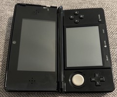 Custom 64GB Nintendo 3DS – Glossy Black / Region Free / Stylus / USBCharger/ 90+