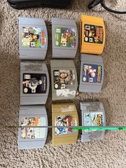 Nintendo 64 With Power Cord Controllers And Games