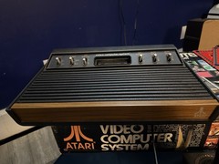 Atari Video Computer System CX-2600R Atari 2600 Console w/ Controllers, Games