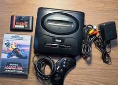 SEGA Genesis II 16MB Home Console With Super hang on & Mortal kombat II