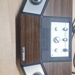 APF TV Fun Pong Console Vintage 1970s Woodgrain Video Game System Untested