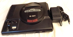 Sega Genesis 1 Console Model 1601 16-Bit With Sega Power Supply Work Perfectly!