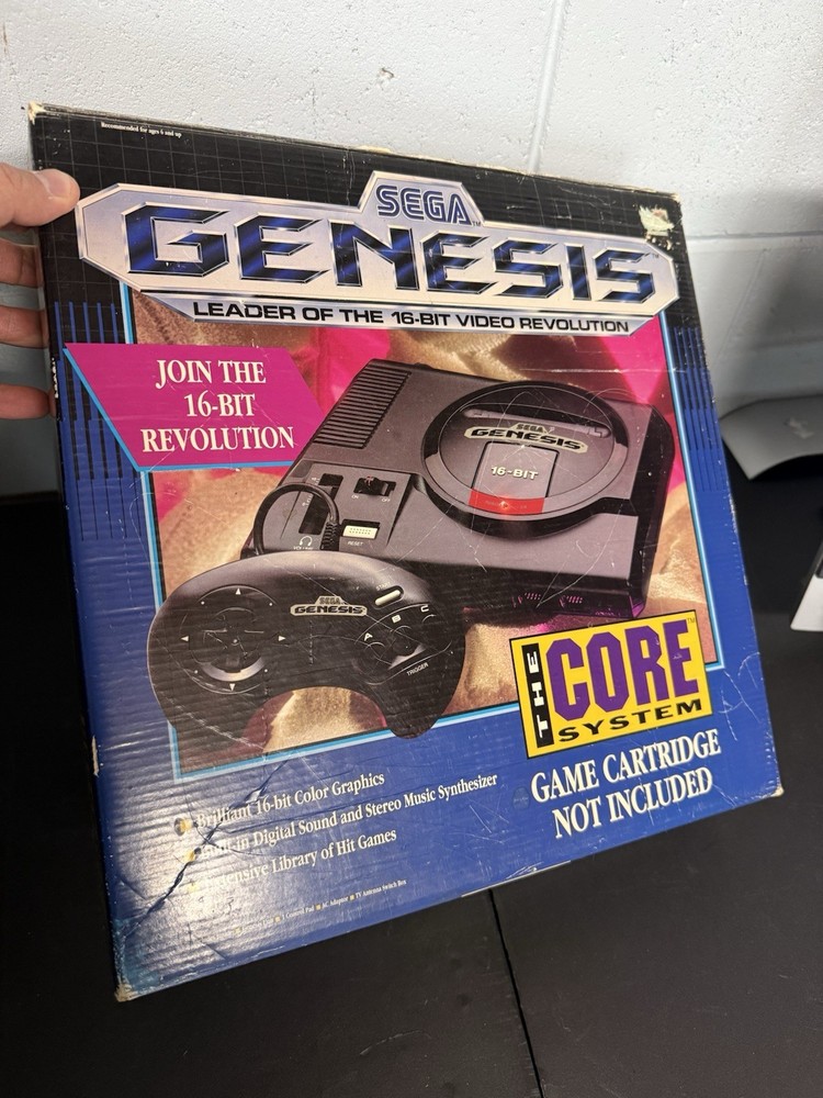 Original SEGA GENESIS Console model 1 core System with box FREE SHIPPING