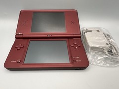 Nintendo DSi LL Wine Red Console Tested Working Region Free + New Charger