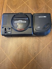 Sega CD Model 2 Black Replacement Console MK-4102A With Genesis Console Only