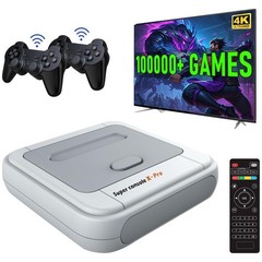 Super Console X Pro with 100000+ Games,TV & Game System in 1, Mini Retro Game