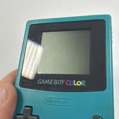 Nintendo Game Boy Color Handheld Console CGB-001 Teal Pac-Man & Bonus Game Works