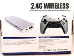 4K 3D Wireless M15 Retro Game Stick Console Two Controllers 2.4G Ultra HD Black