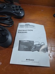 AtGames Sega Genesis Classic Mini Console 80 Built-in Games W 2 Controllers Read