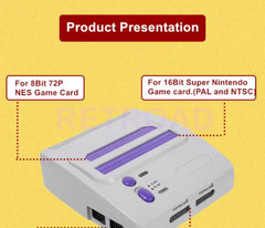 FLASHBACK TO A BIGONE AGE 8-BIT &16-BIT HD 2-IN 1 VIDEO GAME SYSTEM