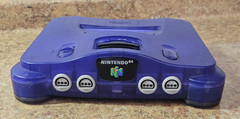 Nintendo 64 N64 NUS-001 USA Funtastic Grape Purple Console ONLY Tested + Working