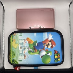 Nintendo 3DS Console (Pearl pink Edition) W/ 2GB SD Card and Case – TESTED