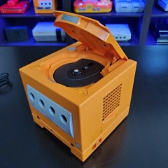 Nintendo Spice Orange Gamecube, Region Switch, Gameboy Player and Disk