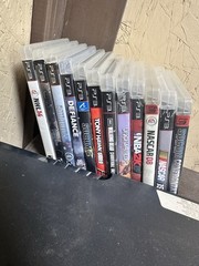 Sony PlayStation 3 PS3 Console Bundle Controllers Games For Parts Powers On