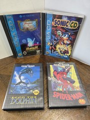 JVC X&rsquo;EYE Sega Genesis Sega CD with JVC & Genesis Controllers & 4 games Sonic CD