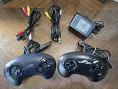 JVC X&rsquo;EYE Sega Genesis Sega CD with JVC & Genesis Controllers & 4 games Sonic CD