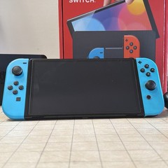 Nintendo Switch OLED Model HEG-001 Handheld Console – 64GB – Black/Neon Red/Neon