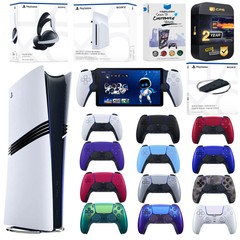 Sony PS5 Pro Digital + Disc Drive + Stand + Headset + PS Portal + Controller