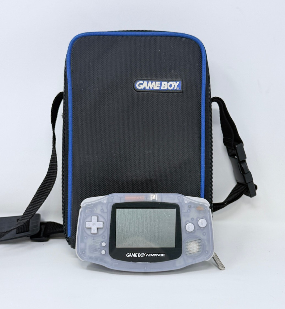 Nintendo Game Boy Advance Console Hand Held AGB-001- W/ CASE- TESTED & WORKS