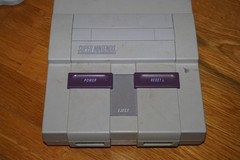 Super Nintendo Control Deck SNS-001 with two controllers-not tested