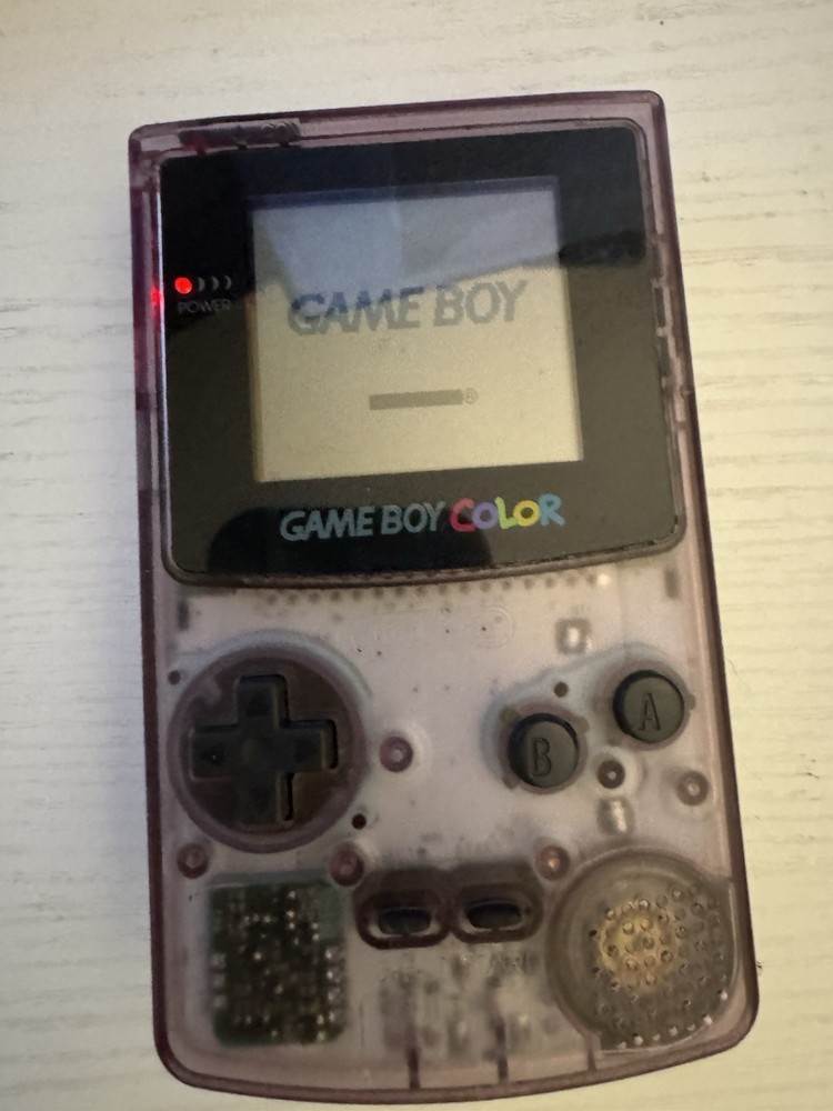 Nintendo Game Boy Color Atomic Purple Handheld Console CGB-001 Tested Working