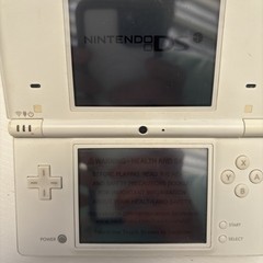 Nintendo DSi TWL-001 White Dual Screen Handheld System – Used [No Stylus] W Game