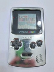 Nintendo Game Boy Color CGB-001 Clear Translucent Handheld Console Chrome Cover