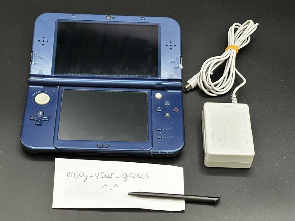 Nintendo New 3DS XL LL | English | Charger | Stylus | USA Seller – Ship in 1-DAY