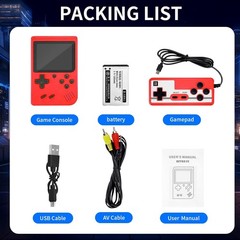 NEW 400 Games Retro Handheld Game Console Video Game Player FunGiftRandom Color