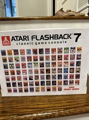 Atari Flashback 7 Classic Game Console Black Orange Tested And Working