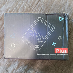 Game Box Plus Retro Handheld Console 400 In 1 Built-In Games Red Black Blue