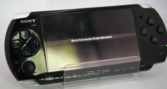 Sony PSP-3000 Console with OEM Battery, Game, 64GB SD, Case Bundle – Piano Black