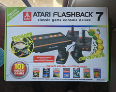 Atari Flashback 7 Deluxe Console HDMI 720p w/ 101 Games Wireless Controllers