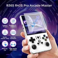 R36S R40S PRO Handheld Video Game Console 30000 Games 3.5 Inch Screen