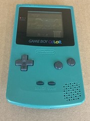 Nintendo Game Boy Color CGB-001 Handheld System with Color Display + Game Read