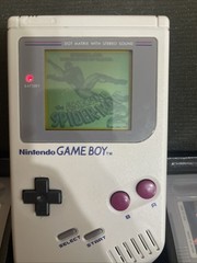 Nintendo Game Boy console and 4 Games With Travel Case & Linkage Cable All Works
