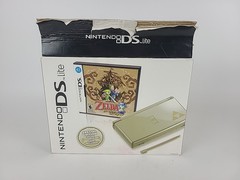 Legend of Zelda Triforce Nintendo DS Lite Gold Special Edition OUTER BOX ONLY